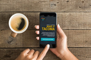 make it tacoma on mobile phone