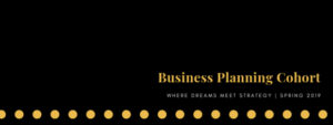 Graphic banner ad for Business Planning Cohort