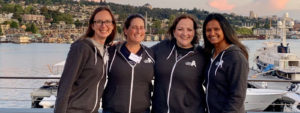 Photo of the Give InKind CEO with other members of the Female Founders Alliance cohort
